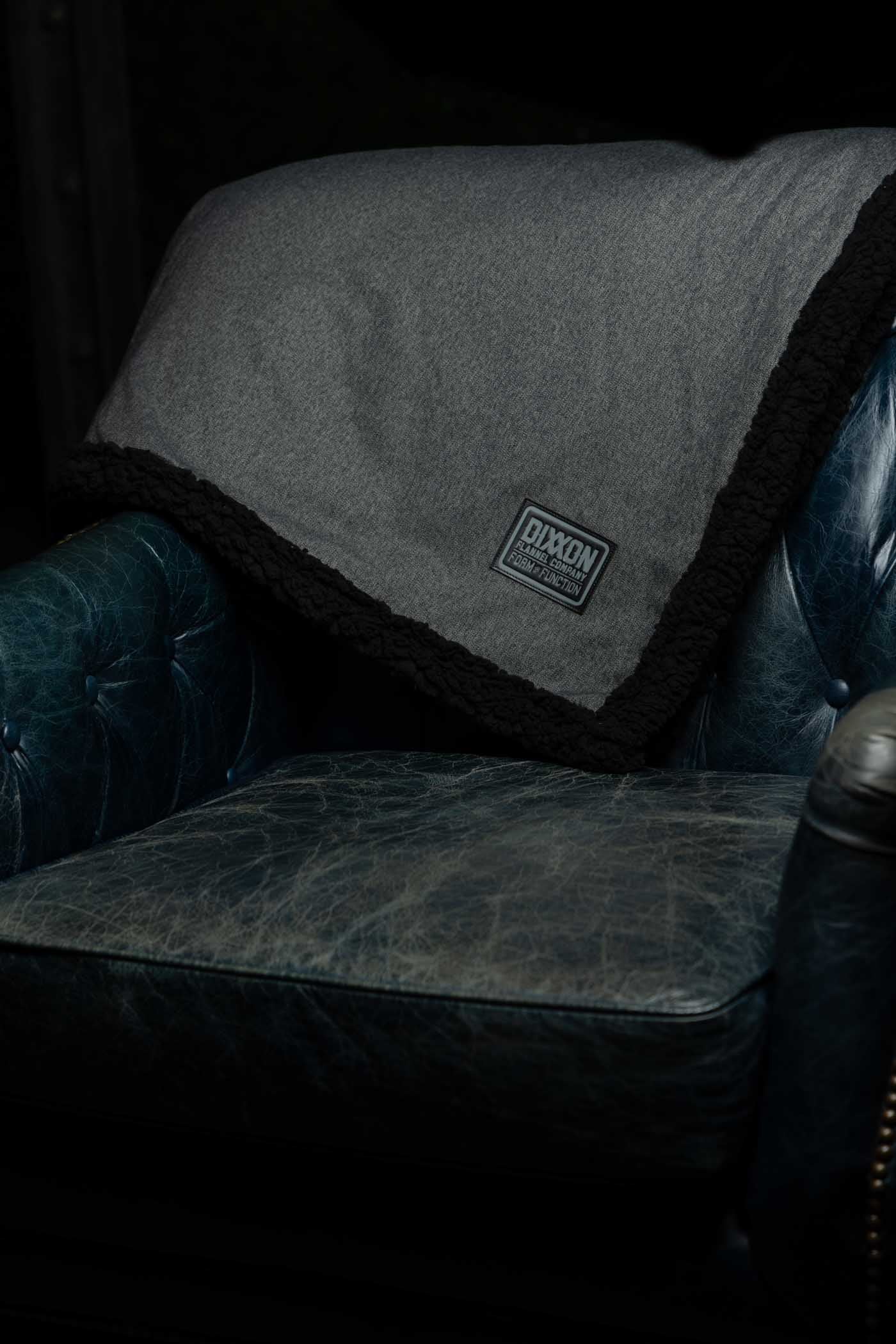 Obsidian Flannel Sherpa Blanket – Dixxon Flannel Australia