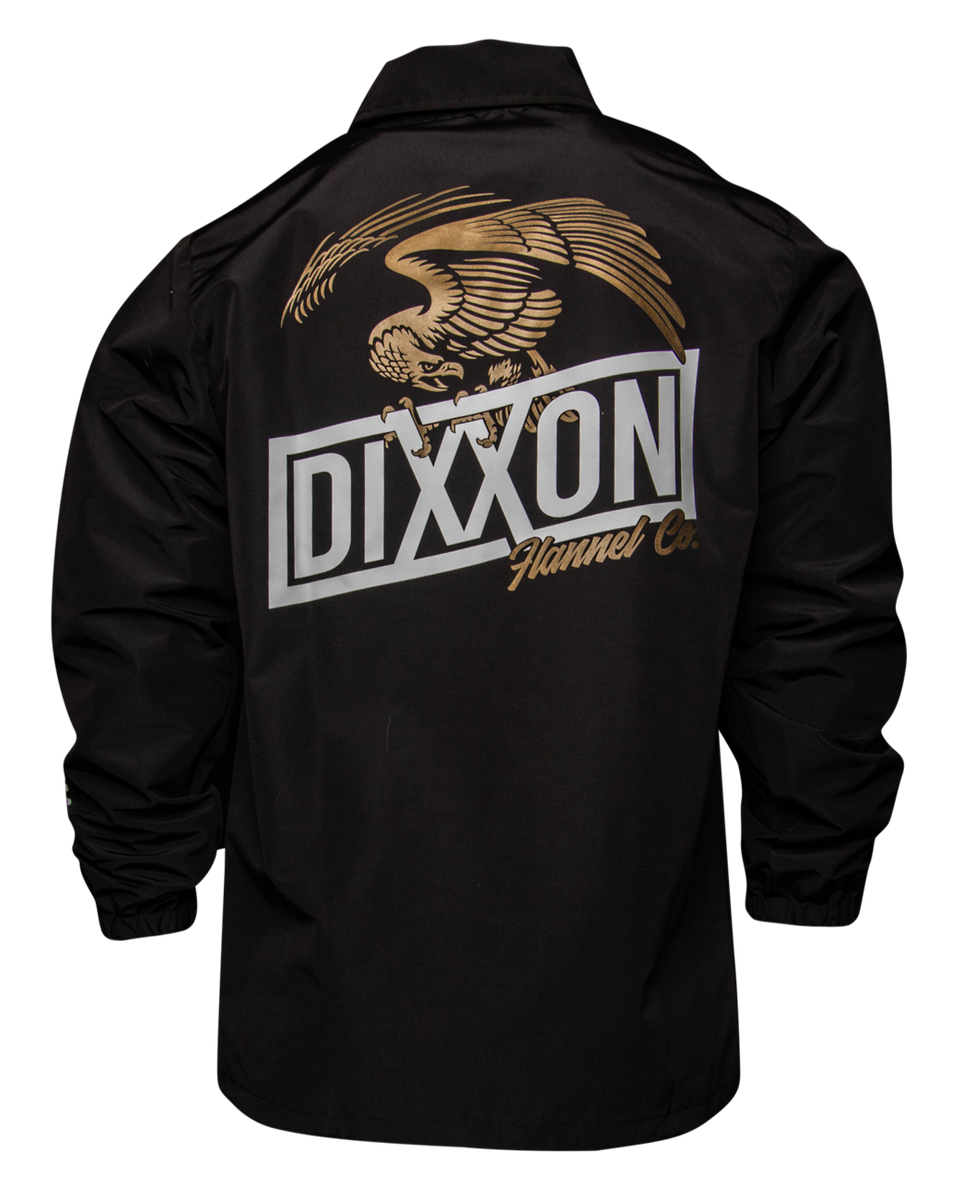 Golden Eagle Coaches Jacket - White & Gold / Black – Dixxon