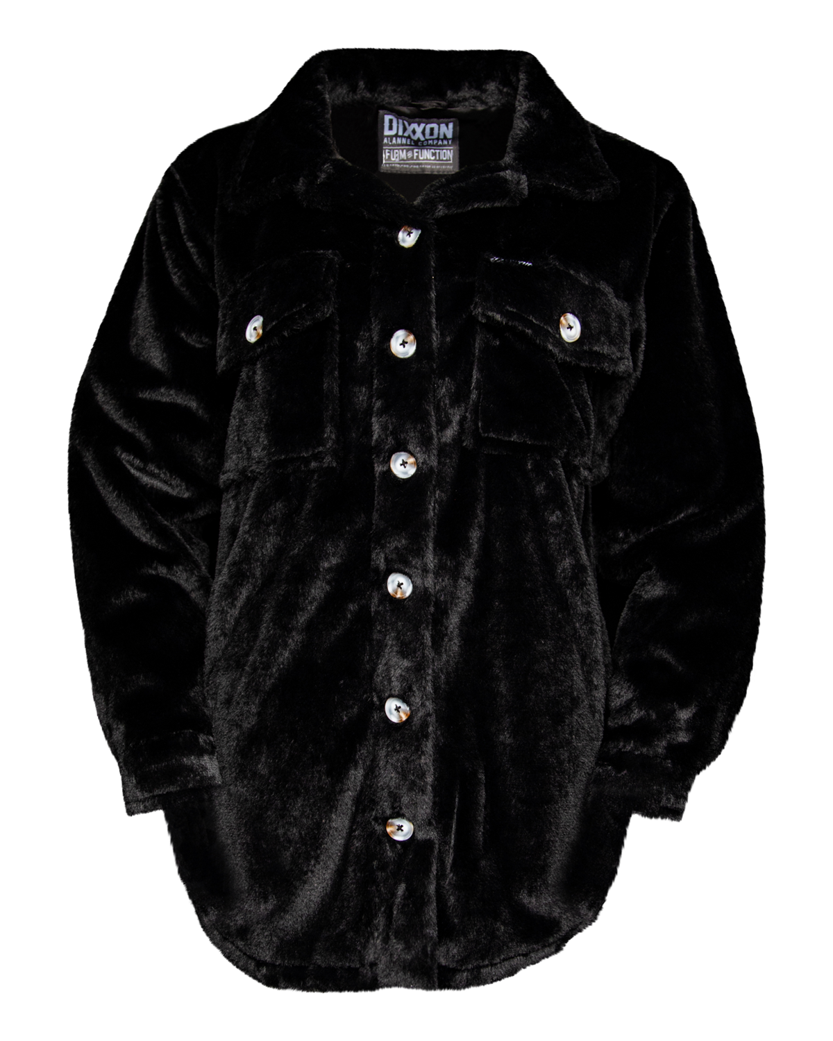 Women's Long Shacket Black – Dixxon Flannel Australia