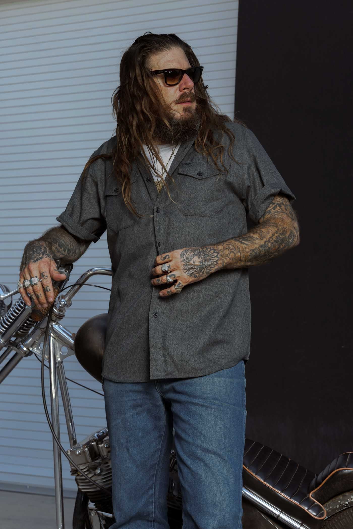 Obsidian Shortie Short Sleeve Flannel – Dixxon Flannel Australia