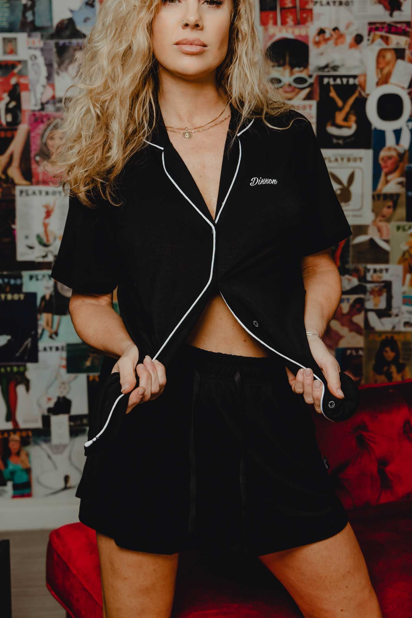 Women's Black Pajama Shirt – Dixxon Flannel Australia