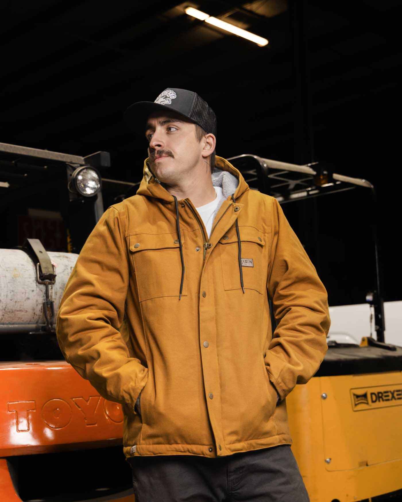 Colt Sherpa Lined Hooded Jacket - Camel – Dixxon Flannel Australia