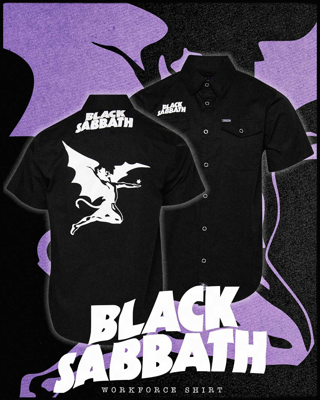 Black Sabbath Workforce Short Sleeve- Black – Dixxon Flannel Australia