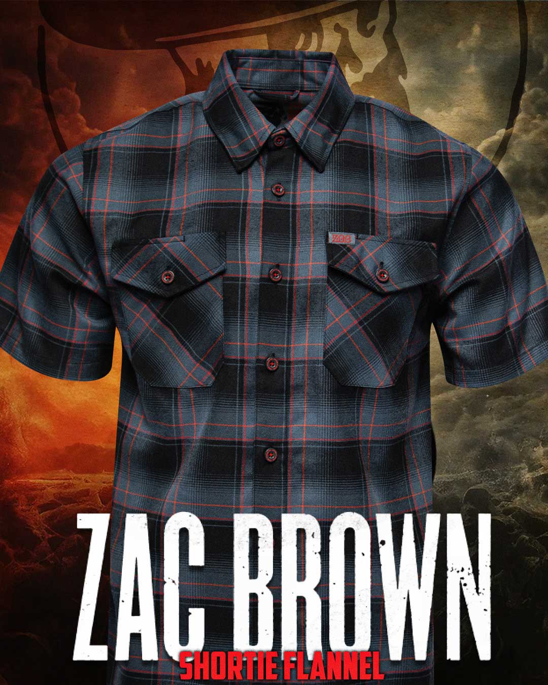 ショーン　6セット Zac Brown Band 2026 Shortie Short Sleeve Flannel – Dixxon Flannel