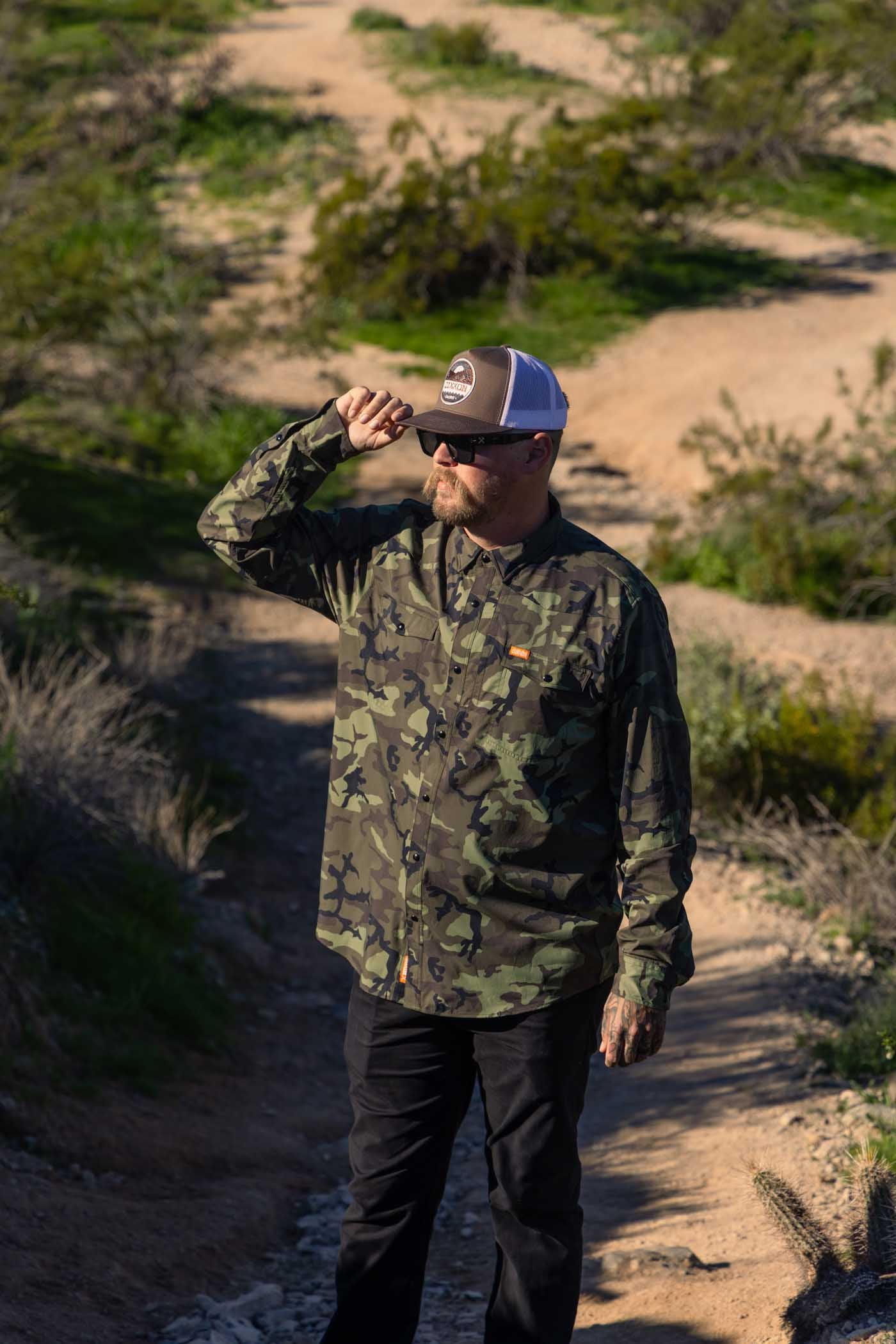 Outdoorsman Long Sleeve - Green Camo – Dixxon Flannel Australia