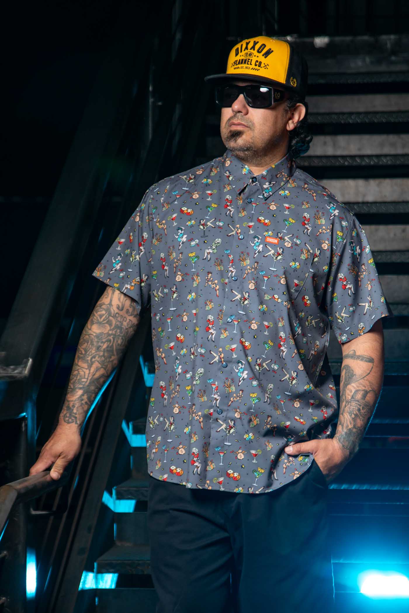 Mans Ruin Short Sleeve Party Shirt – Dixxon Flannel Australia