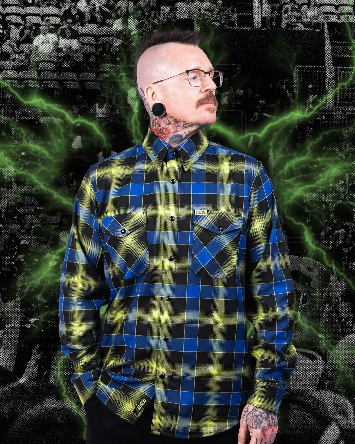 Suicidal Tendencies Adrenaline Addict Flannel – Dixxon Flannel