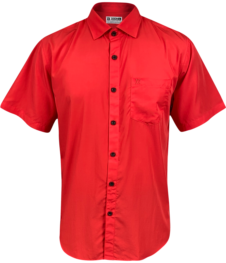 Red Bamboo Dress Shirt- Short Sleeve – Dixxon Flannel Australia